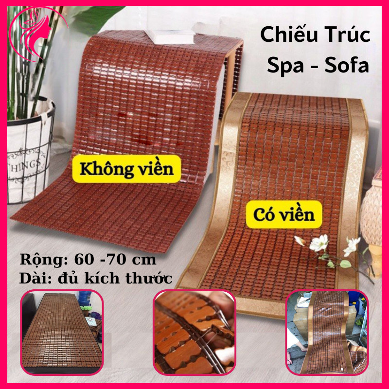 Chiếu trúc spa không viền trải giường spa, trải ghế sofa trải cabin ô tô.