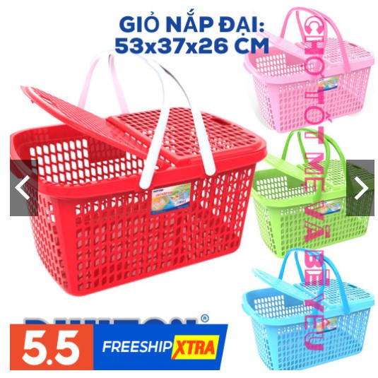 Giỏ đựng đồ đi sinh nhựa Duy Tân
