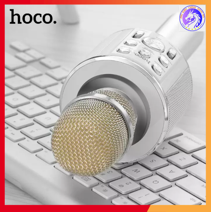 Mic karaoke âm thanh sống động hoco bk3 - hàng chính hãng bảo hành 1 năm