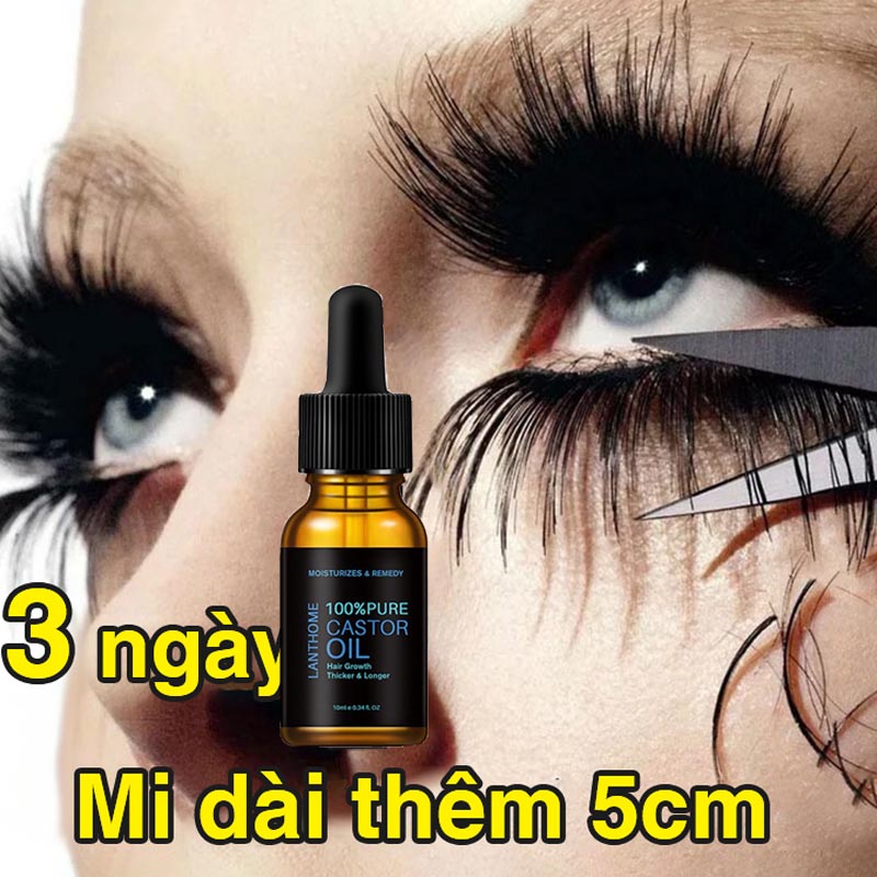 Tinh chất dưỡng mi tăng trưởng lông mi Giúp mi dày và cong tự nhiên lông mi lông mày chân tóc tăng trưởng 10ML