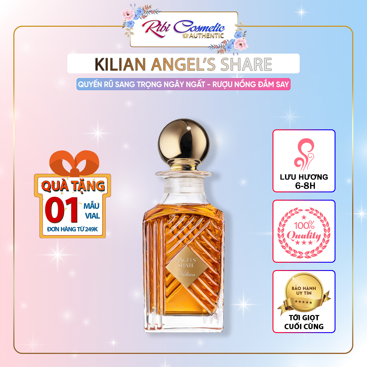 Mẫu thử Nước hoa nam nữ Unisex Kilian Ang.el's Share - Nụ hôn của Thiên thần sa ngã Ngọt ngào đắm say đầy "Tội Lỗi"