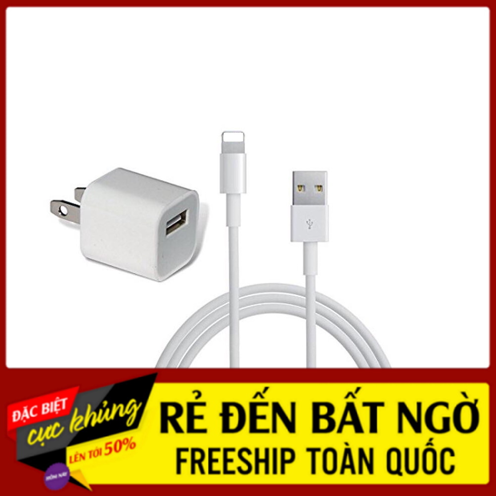 Bộ Combo Cốc Sạc Và Dây Sạc Cho Điện Thoại Iphon 5,6,7,8