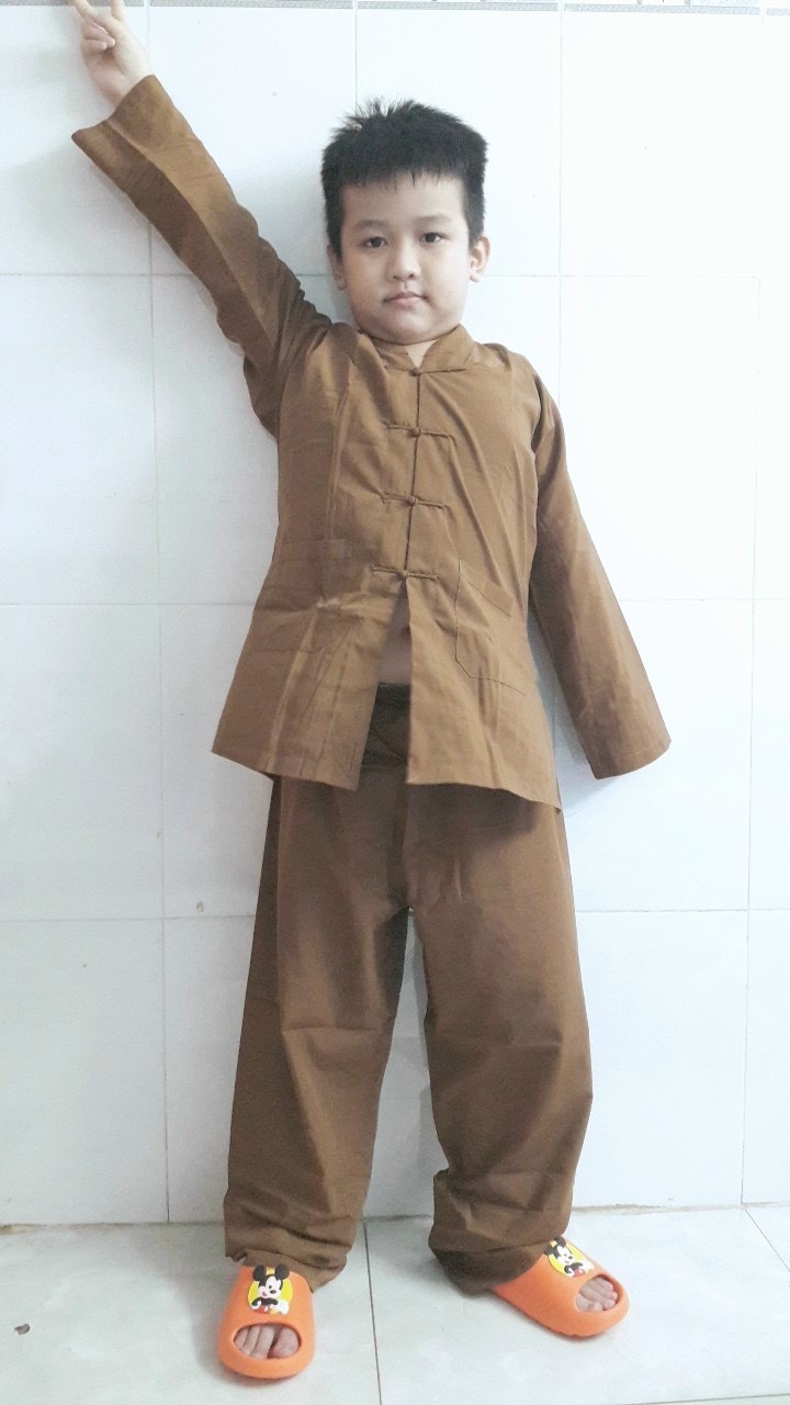 Đồ lam đi chùa - la hán bé