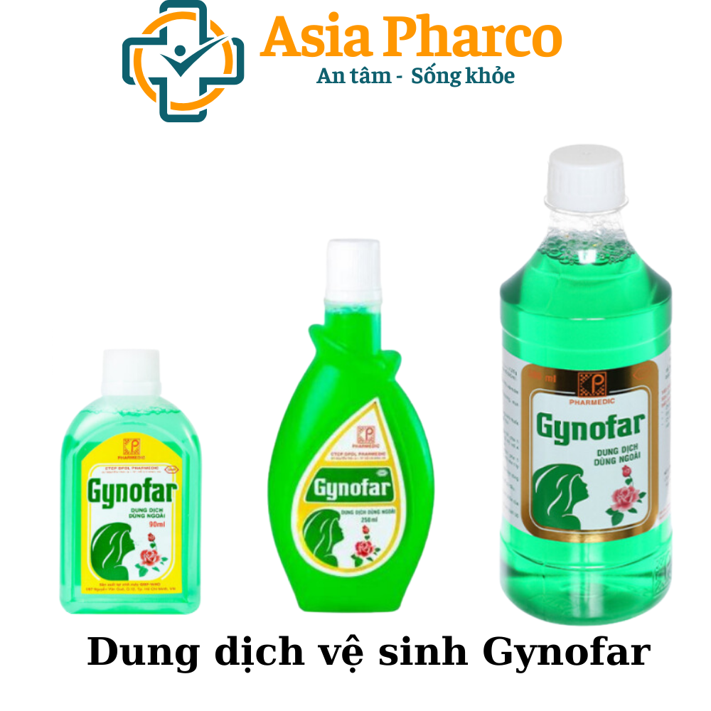 Dung dịch vệ sinh phụ nữ Gynofar Pharmedic hỗ trợ vệ sinh phụ nữ