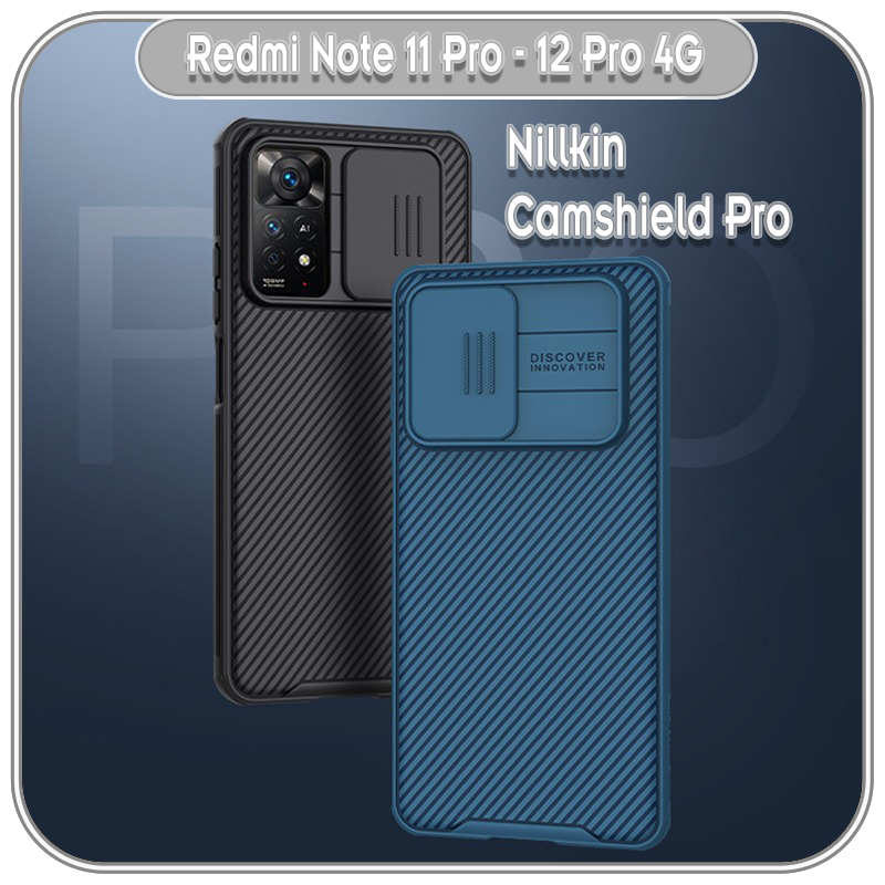 Ốp lưng cho xiaomi redmi note 11 pro 4g 5g, note 12 pro 4g quốc tế nillkin camshield che camera - hàng nhập khẩu
