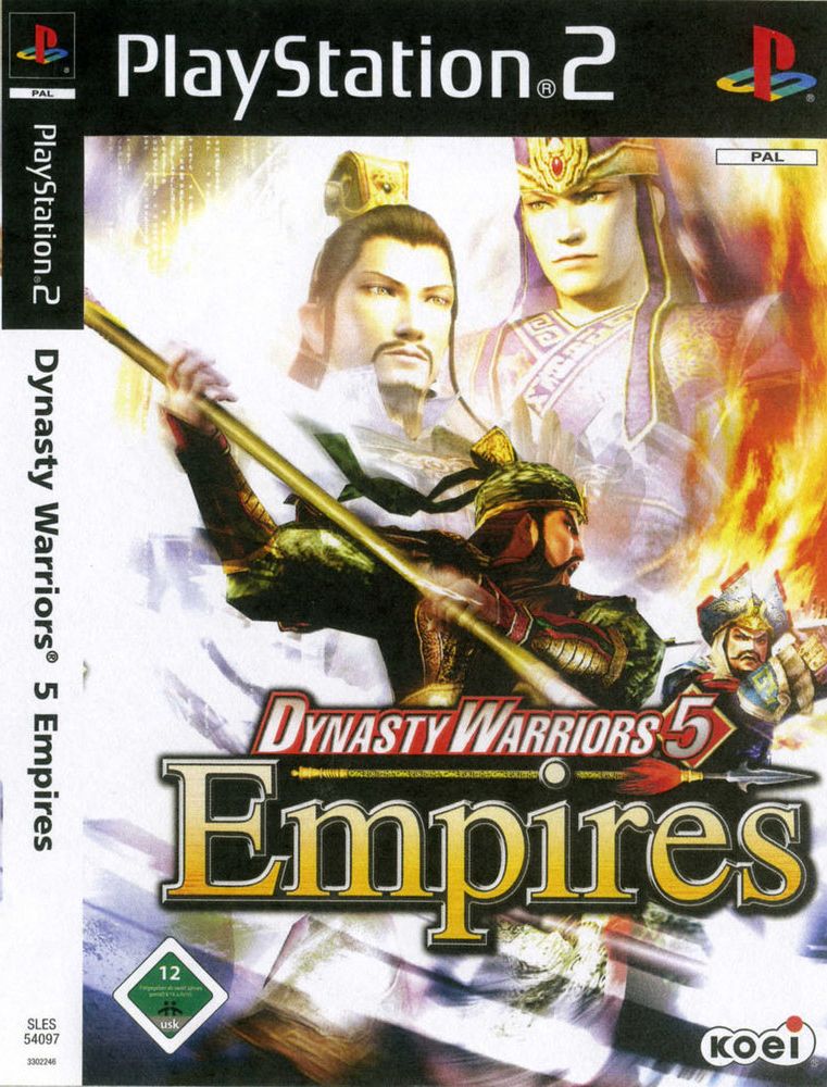 Đĩa game ps2, dynasty warriors 5: empires. 10 đĩa tặng 1