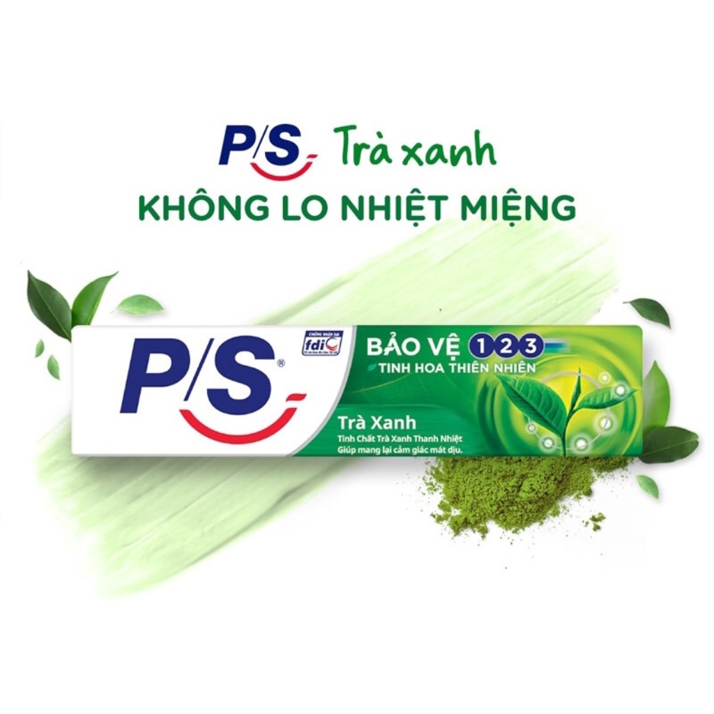 1 tuýp kem đánh răng p/s trà xanh 30g- hàng tặng