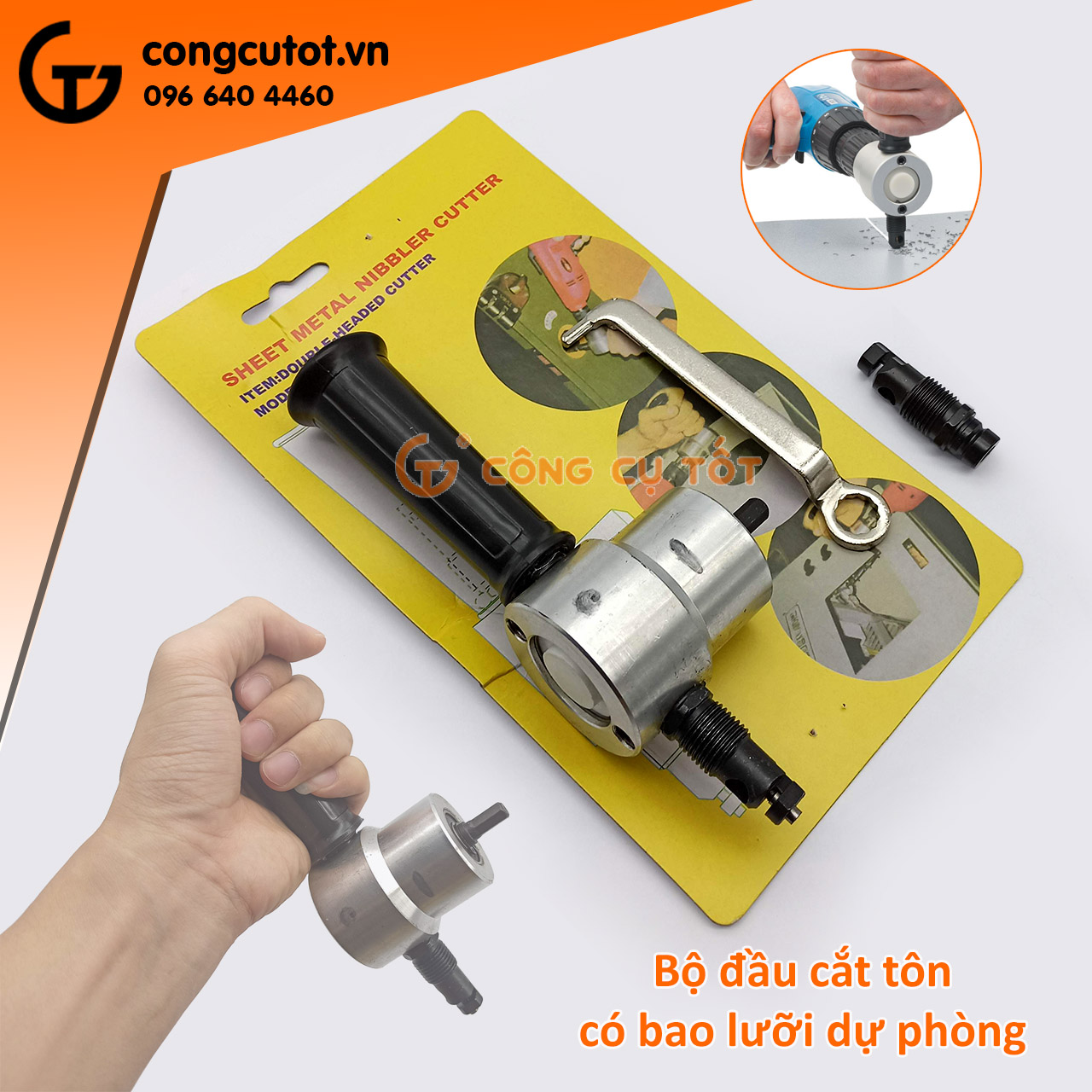 Kít cắt tôn tặng 01 bao lưỡi cắt tôn