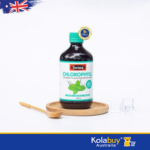 Nước diệp lục vị bạc hà của Úc Swisse Chlorophyll Spearmint 500ml