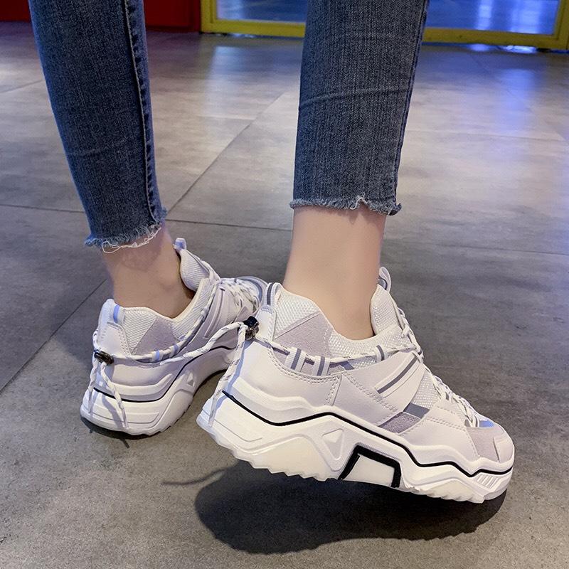 [HCM]Giày thể thao nữ có phản quang style Hàn Quốc - Cavali - Kiểu dáng thời trang đế giày chống trượt an toàn