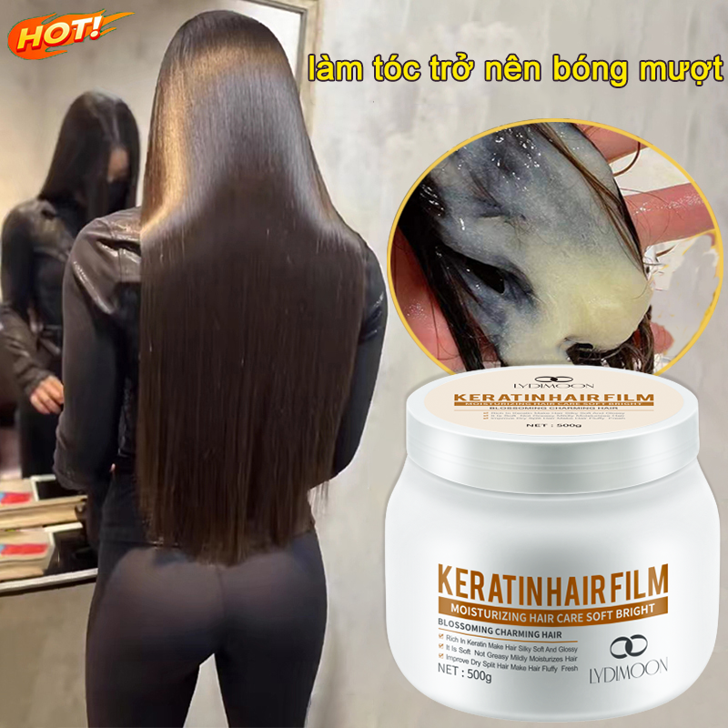 Mặt nạ tóc mặt nạ tóc phục hồi cao cấp mặt nạ dưỡng tóc phục hồi mặt nạ dưỡng tóc cao cấp 500g phục hồi tóc hư tổn hua zhong dinh dưỡng hiệu quả cao bổ sung chất đạm chăm sóc tóc chuyên sâu