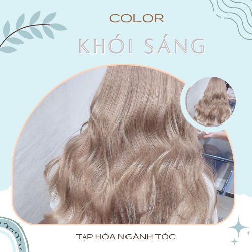 Thuốc nhuộm tóc màu Khói Sáng + kèm trợ nhuộm