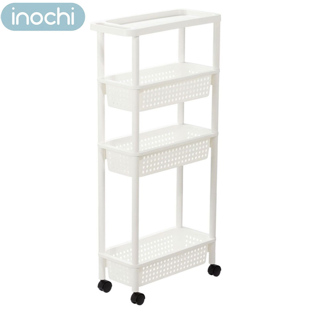 Kệ di động đa năng dùng cho nhà tắm, phòng khách, phòng ngủ INOCHI ( có bánh xe, để đang di chuyển), HÀNG CAO CẤP