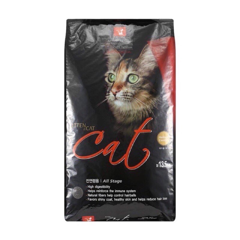 Combo tiết kiệm 2 túi thức ăn hạt cho mèo cat eye 1kg cateyes hàn quốc cateye chính hãng
