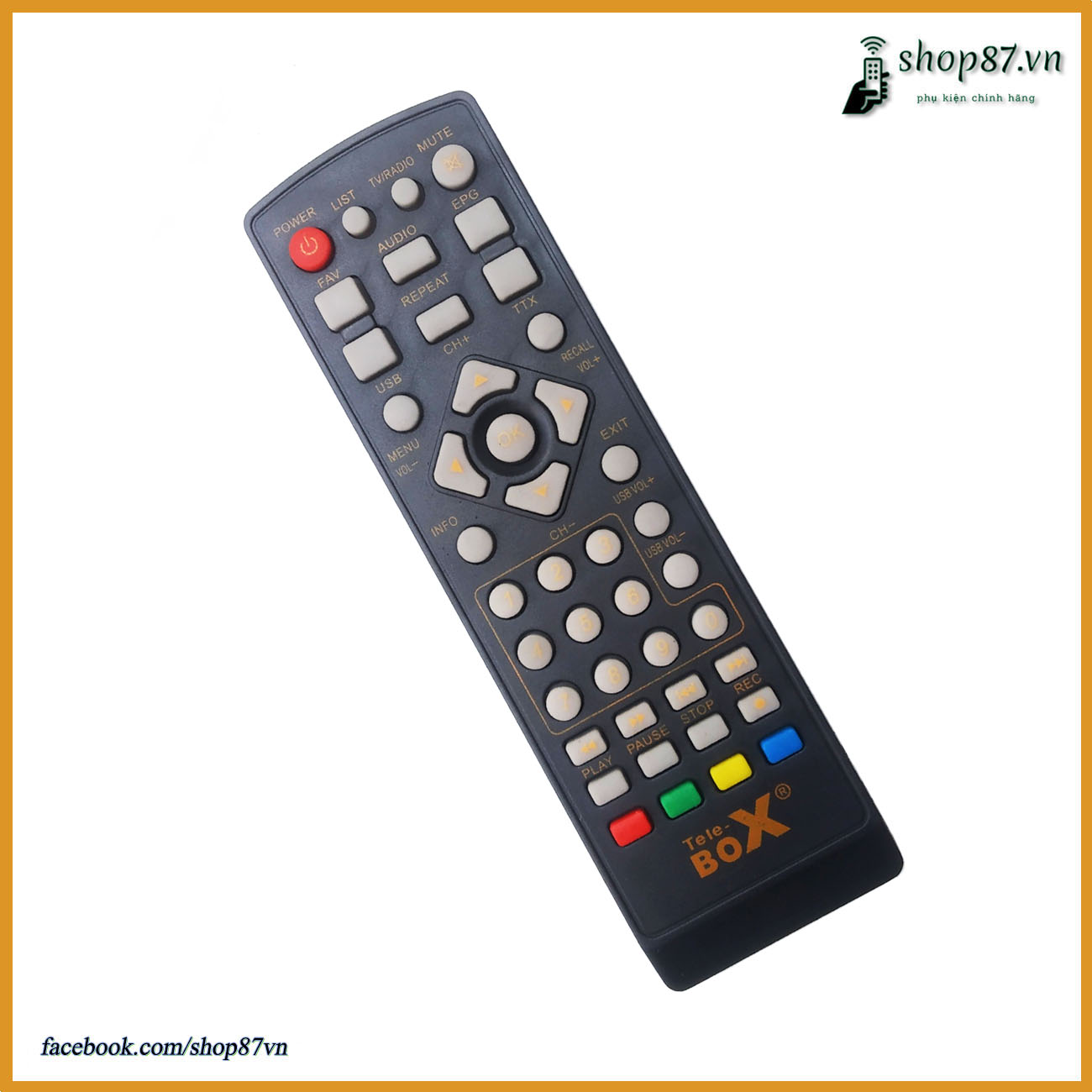 Remote điều khiển đầu Telebox T201 DVB T2