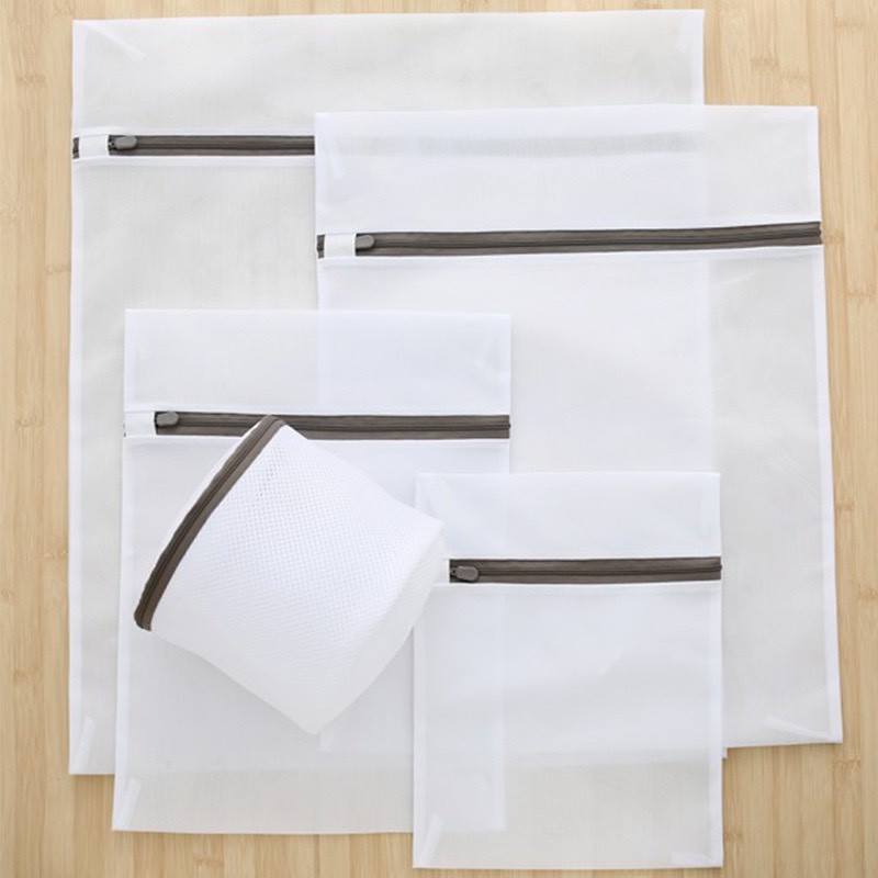 Túi giặt có khóa kéo bảo vệ quần áo trong máy giặt - 60 x 60cm