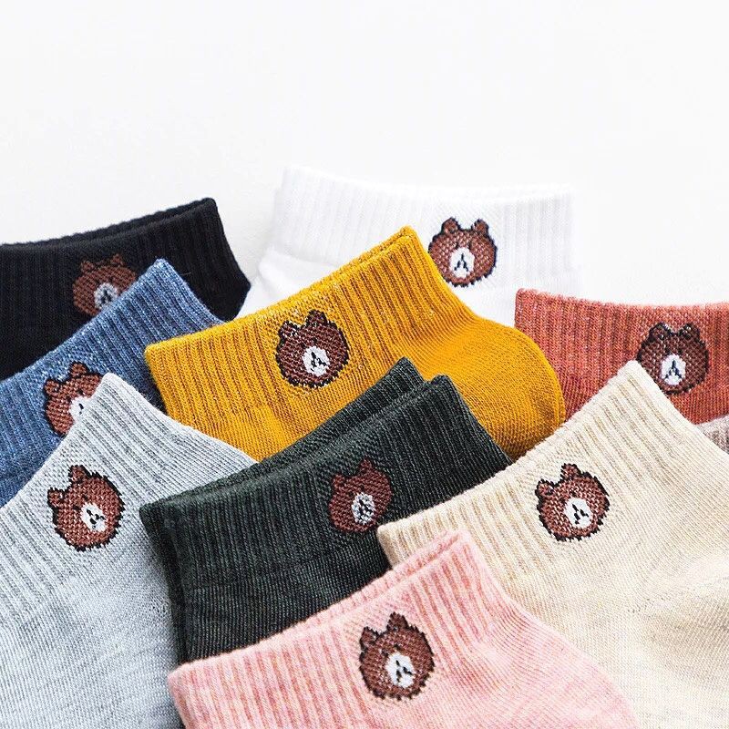 Combo 5 đôi tất gấu siêu xinh siêu mềm