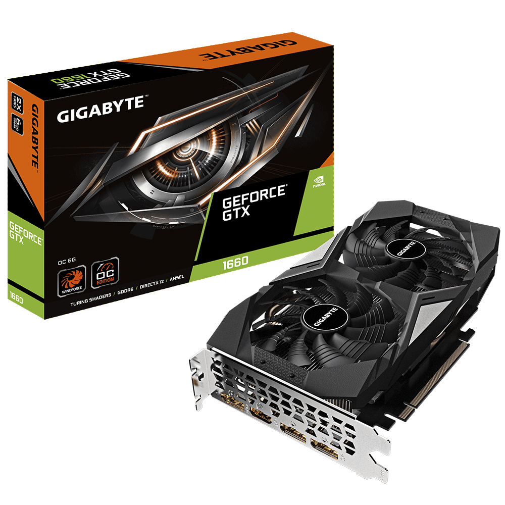 Card màn hình gigabyte geforce gtx 1660 oc 6gb