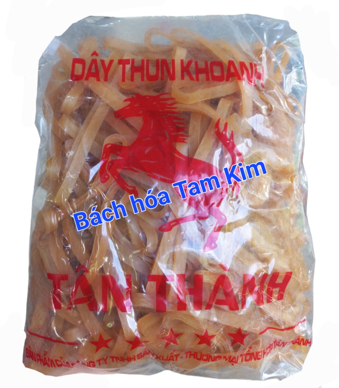 [Bịch 500g] Dây Thun sợi phở, thun bản lớn, bản to dày 5mm, từ 50mm đến 80mm