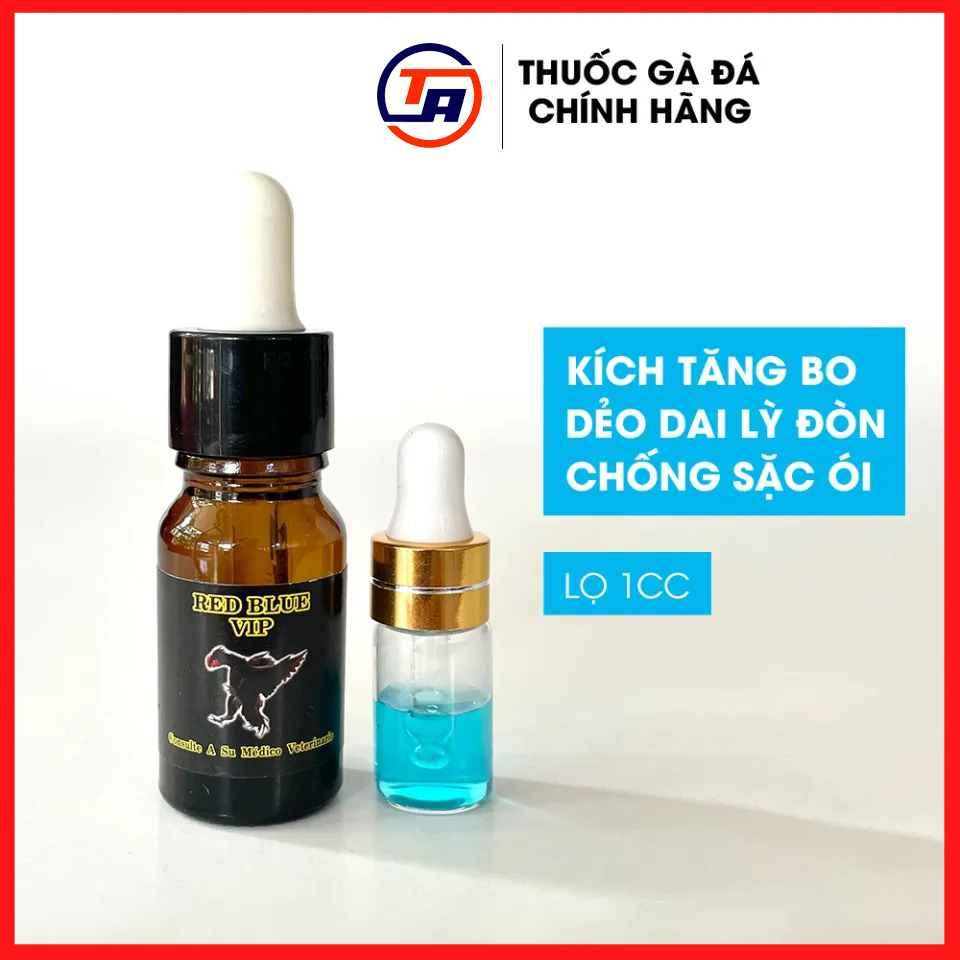 Thuốc gà đá cao cấp Red Blue Vip - Thuốc nuôi gà đá bo lớn - Chính hãng Mexico