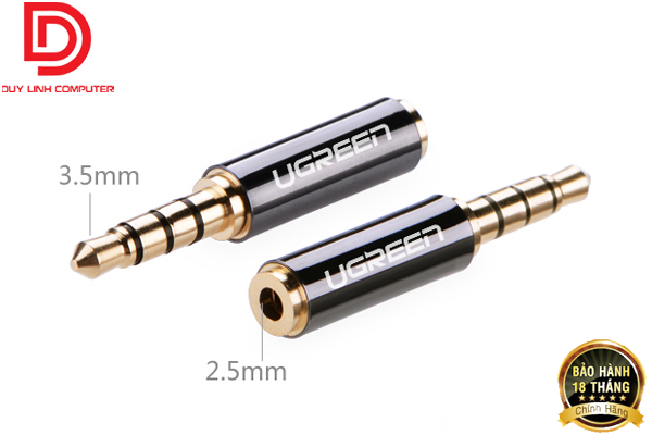 Đầu chuyển audio 3.5mm sang 2.5mm ugreen 20502 cao cấp