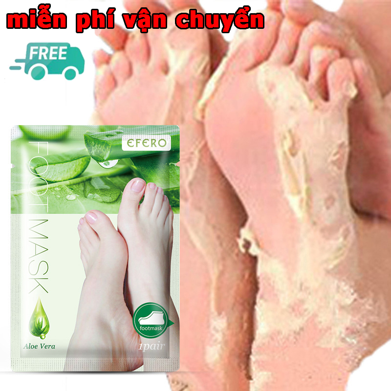 [Trang điểm Cổ Tích] 1 chiếc mặt nạ chân bong tróc tẩy tế bào chết móng chân vớ spa chăm sóc bàn chân chân cho gót chân loại bỏ da chết ẩm