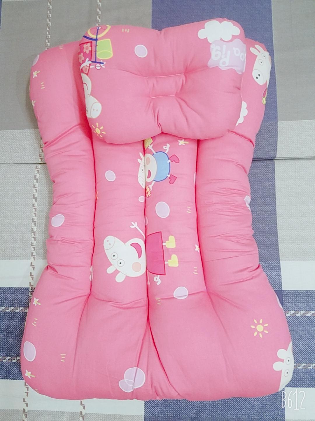 Bộ Nệm Gối Dành Cho Bé Sơ Sinh (từ 0 - 6 tháng tuổi) - Siêu Mềm, Mịn, Êm : Giao Hình Ngẫu Nhiên