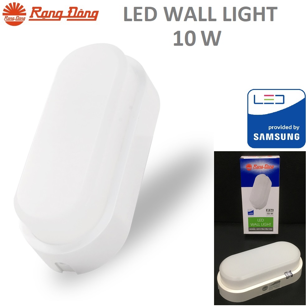 Đèn led ốp tường 10w Rạng Đông LN12 90x195