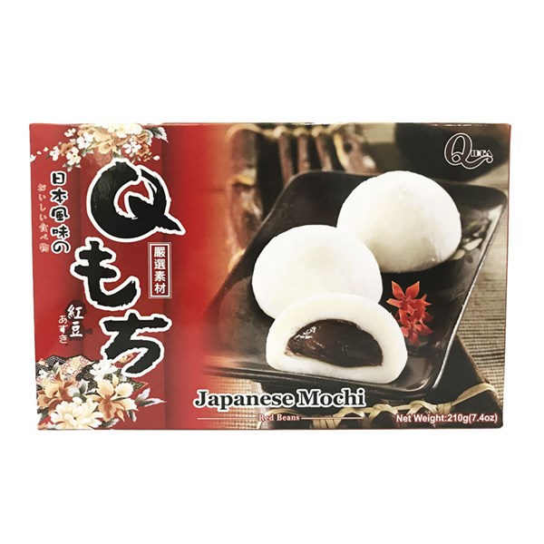 [210g – Đậu đỏ] Bánh gạo nếp kiểu Nhật Qidea [Taiwan] ROYAL FAMILY Japanese Mochi Red Bean (hdg-hk)