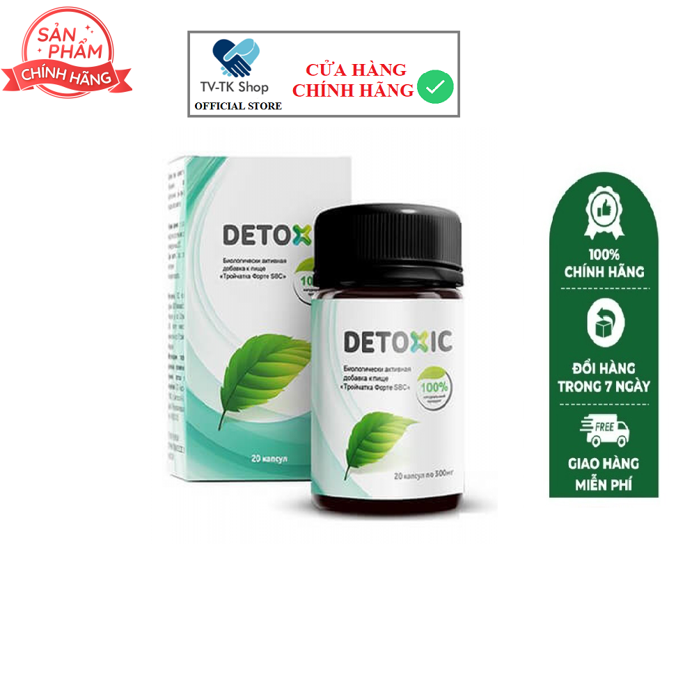 Thực Phẩm Bảo Vệ Sức Khỏe - Diệt Kí Sinh Trùng Detoxic 300g