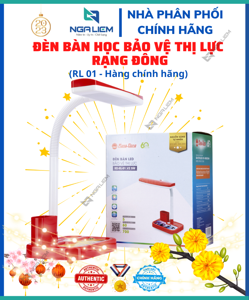 Đèn bàn bảo vệ thị lực rl 01 rạng đông