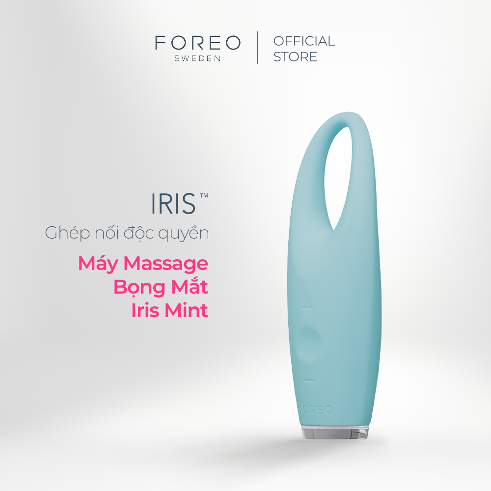 Máy massage bọng mắt foreo iris eye massager magenta | màu xanh| bảo hành 2 năm