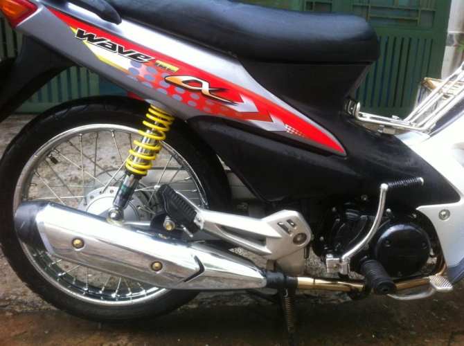 Pô Future 125 lắp cho Wave, dream cổ inox không rỉ