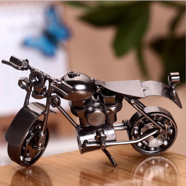Mô hình mô tô, xe máy kim loại không gỉ trang trí - DMA store