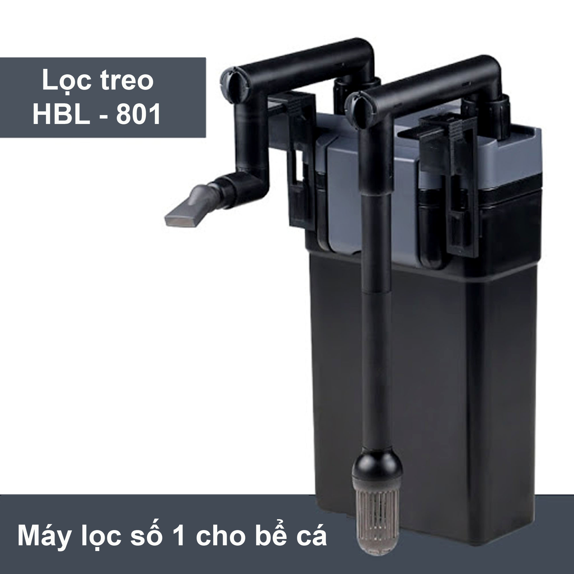 Sunsun HBL 801- Lọc treo bể cá công suất 6w, 500l/h cao cấp