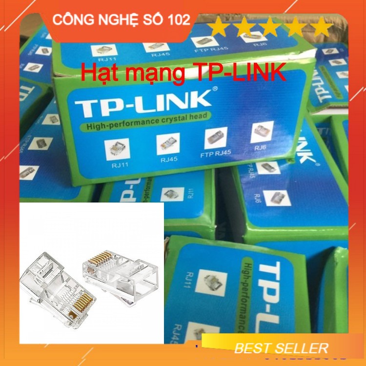 Hạt mạng tp-link cat5 túi 100 hạt