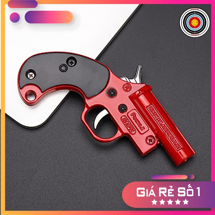 Móc khóa Thính PUBG MÀU Đỏ Đen - Hợp kim loại cao cấp (Game Pubg) 2021