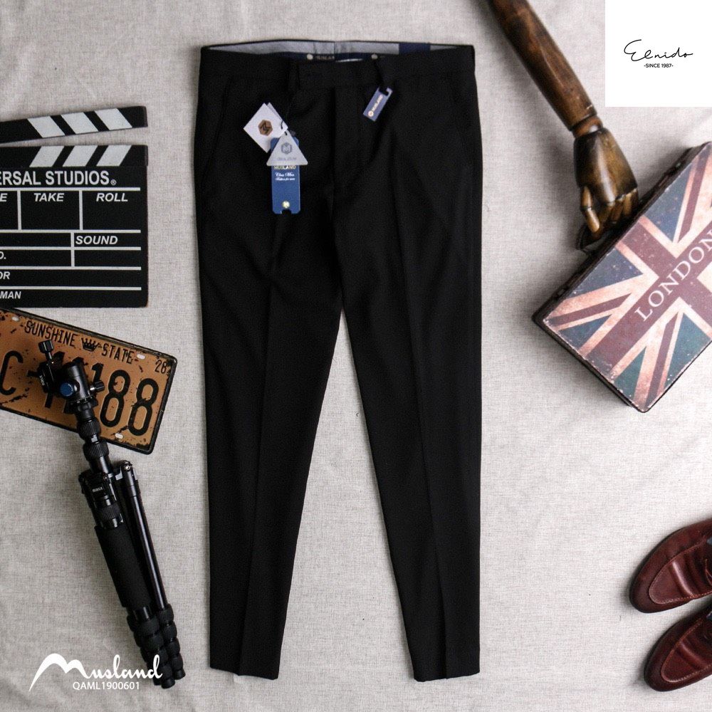 Quần tây âu nam chất liệu vải modal spandex co giãn 4 chiều ,quần âu nam cao cấp cạp chun ẩn ELNIDO