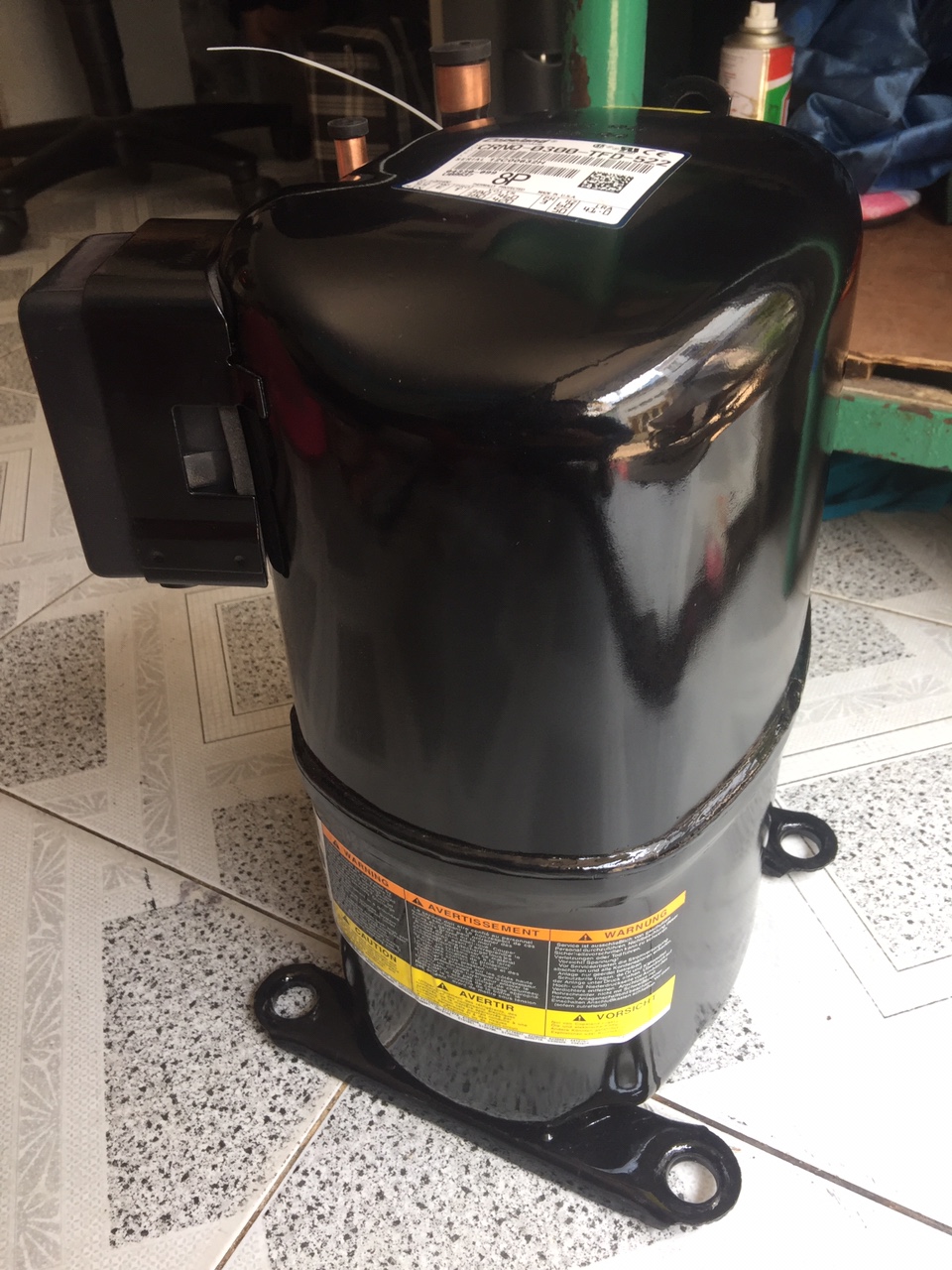 [HCM]Máy nén lạnh 5hp -CRNQ0500-TFD-522/ Block lạnh copeland 5hp