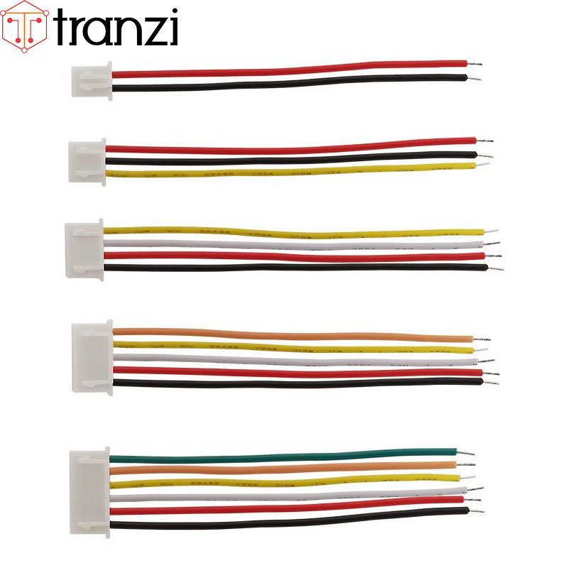 Dây cắm header 2.54mm XH2.54 2P 3P 4P 5P 6P 7P 8P 9P 10P 11P 12P 10cm 20cm 30cm 22AWG 1 đầu bấm