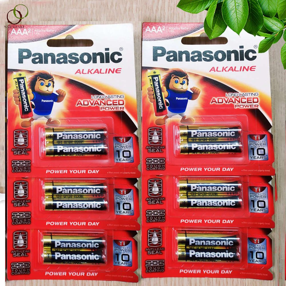 Combo 10 vỉ pin AAA Panasonic Alkaline chính hãng