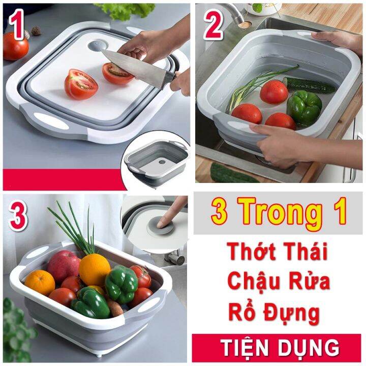 Thớt Kháng Khuẩn Chống Mùi T01,Thớt Inox 304, Thớt Nhựa 3 in 1 Thớt Sạch Kháng Khuẩn Chống Mùi, Siêu Xịn Bền Chắc, Dễ Dàng Sử Dụng