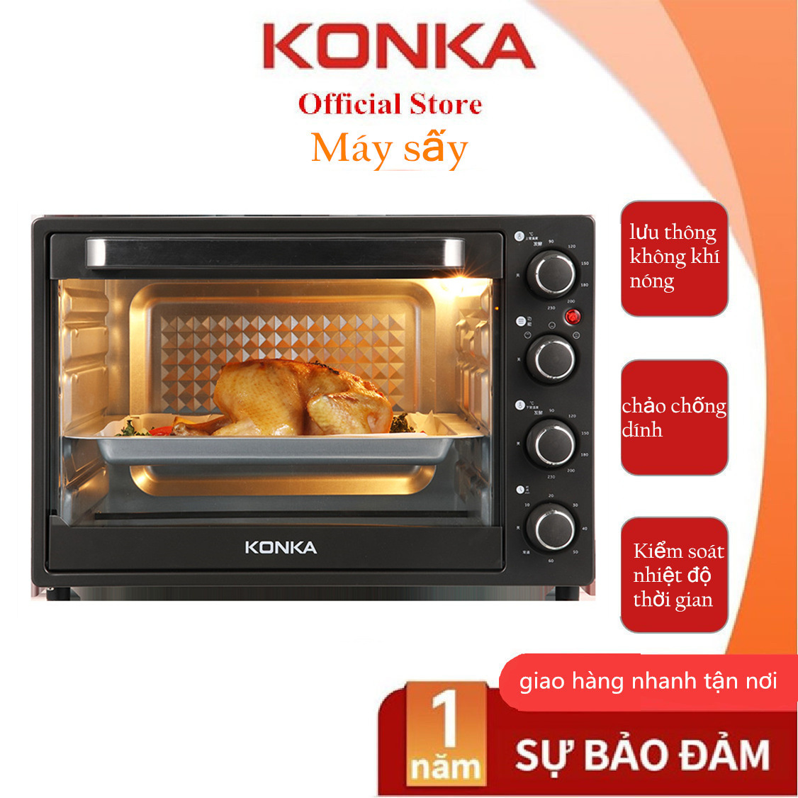 Konka lò nướng công suất lớn máy ăn sáng tại nhà đa năng lò nướng gia đình lò nướng gia đình bán buôn lò nướng điện gia đình