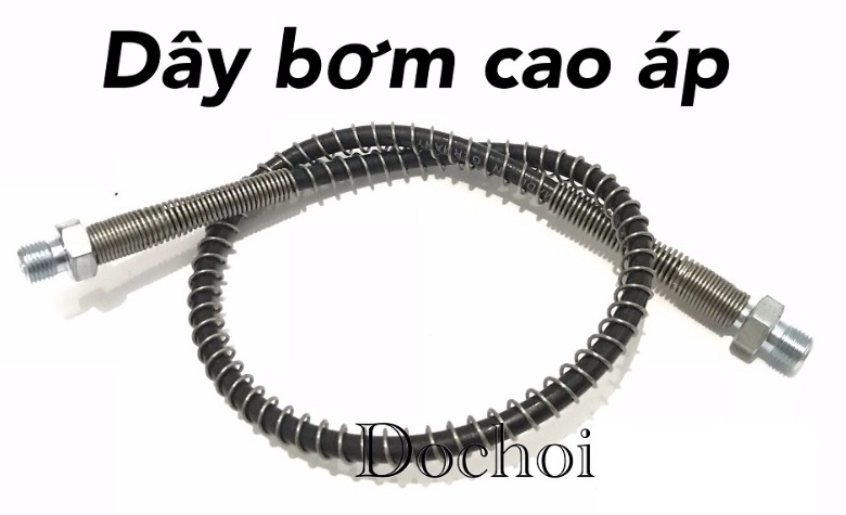 Dây Bơm, vòi bơm Cao Áp Ô Tô - Ren Phi 10 - Dây Dài 53cm - Lắp Vừa Tất Cả Cho Bơm Cao Áp GHM pkb