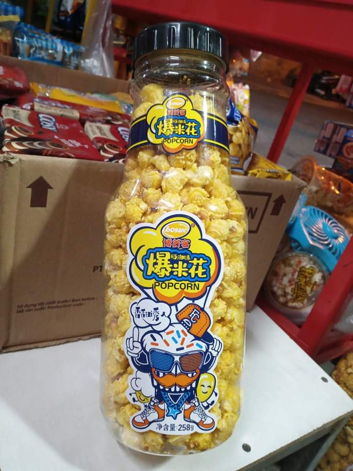 Bắp rang bơ popcorn đóng chai
