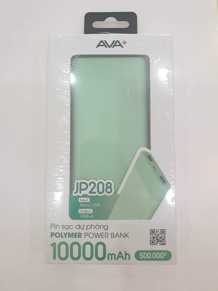 SẠC DỰ PHÒNG AVA+ 10000mAh [BH CHÍNH HÃNG]