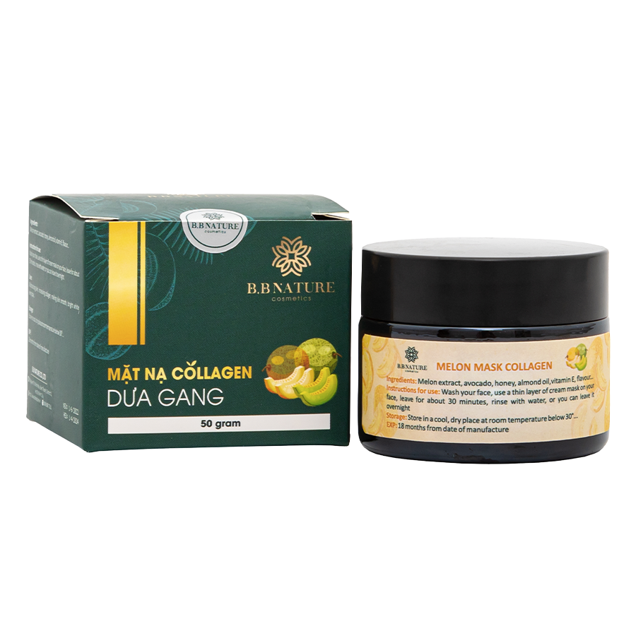 Mặt nạ collagen dưa gang b.b nature - bbmask1