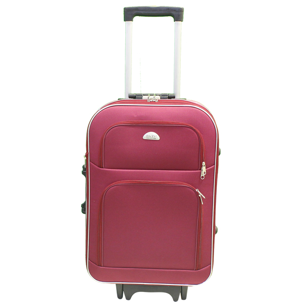 Vali kéo du lịch bi&ti màu đỏ đô có nắp - 20 và 24 inch