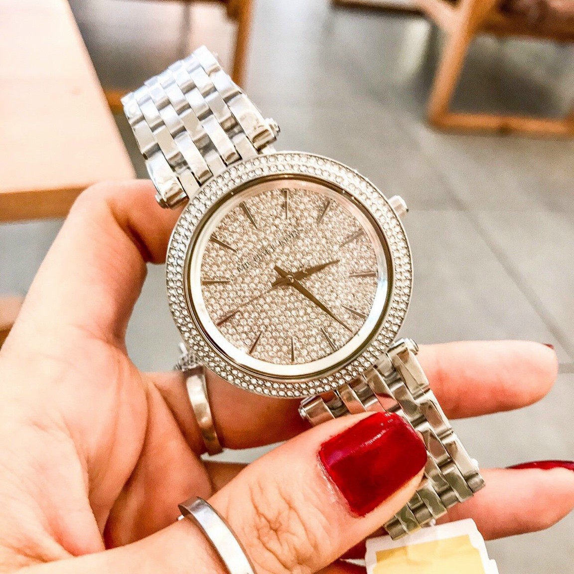 Đồng hồ nữ dây kim loại Michael Kors MK3437 - MK3438 size 39mm fullbox chống nướcvỏ thép không gỉđồng hồ nữ đẹp
