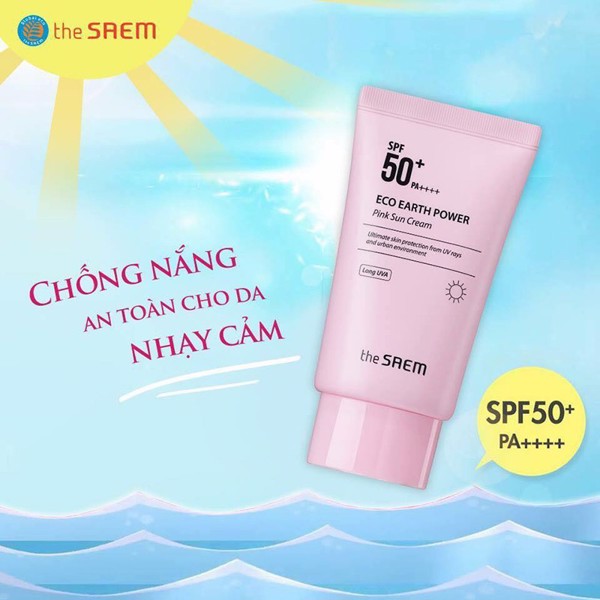 Kem chống nắng the saem eco 50g
